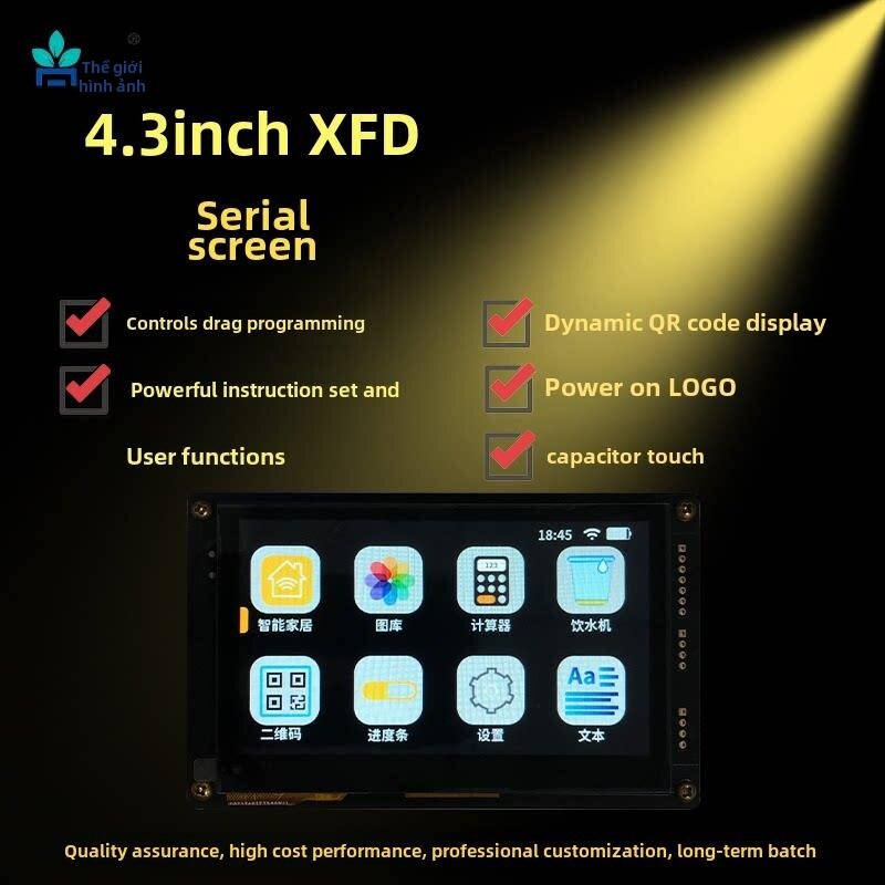 KELAJI | Support Python Editing RS485/TTL Touch LCD 4.3 Inch Giá 1,273,000 Đồng*Miễn phí vận chuyển