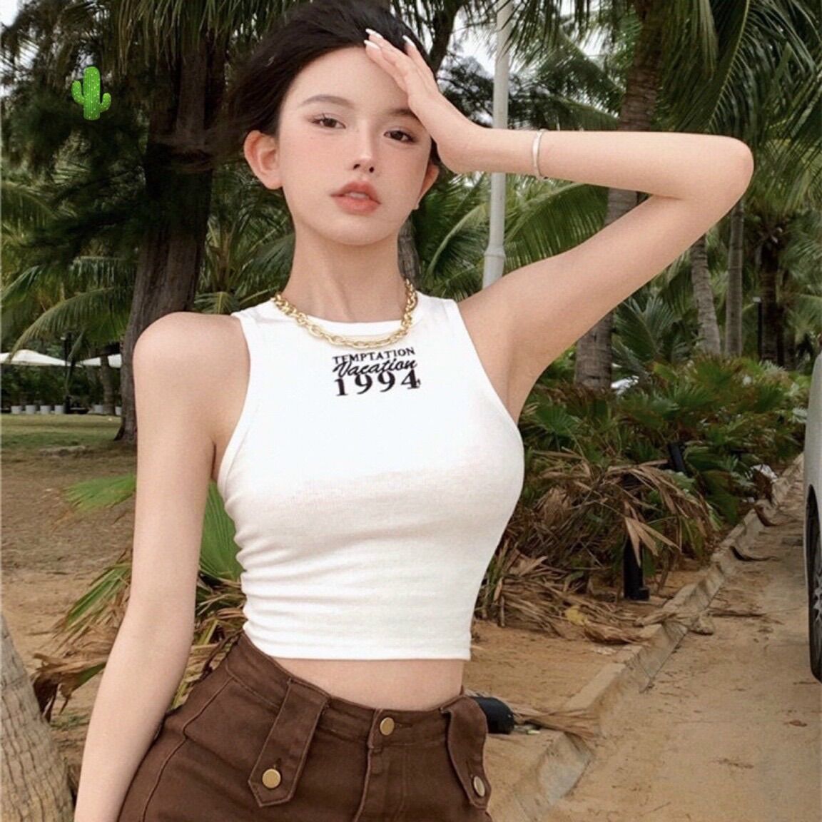 Áo croptop ba lỗ 1994 nhé pc