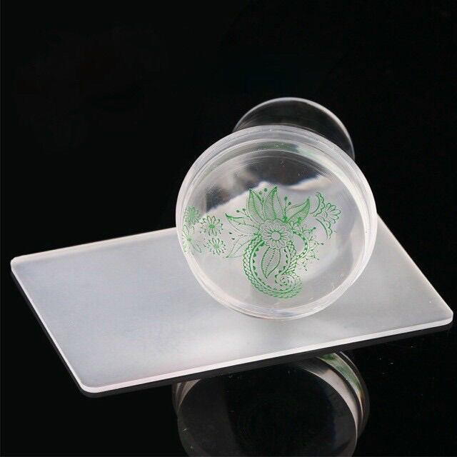 Con dấu lăn in hoạ tiết ,phen đầu móng silicon