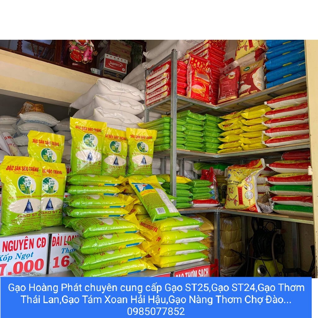 Gạo Thơm Thái Lan - Dẻo mềm,ngọt,thơm cơm. ( Túi 10kg).