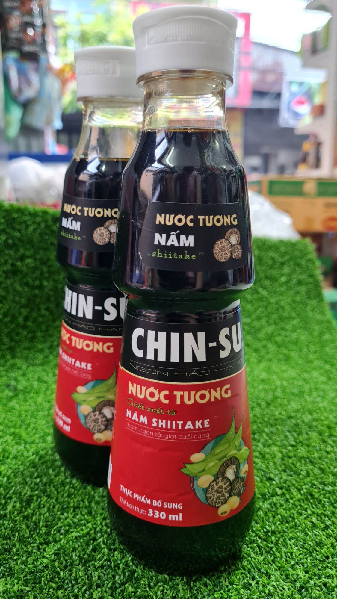 Nước tương Chinsu nấm Shiitake 330ml