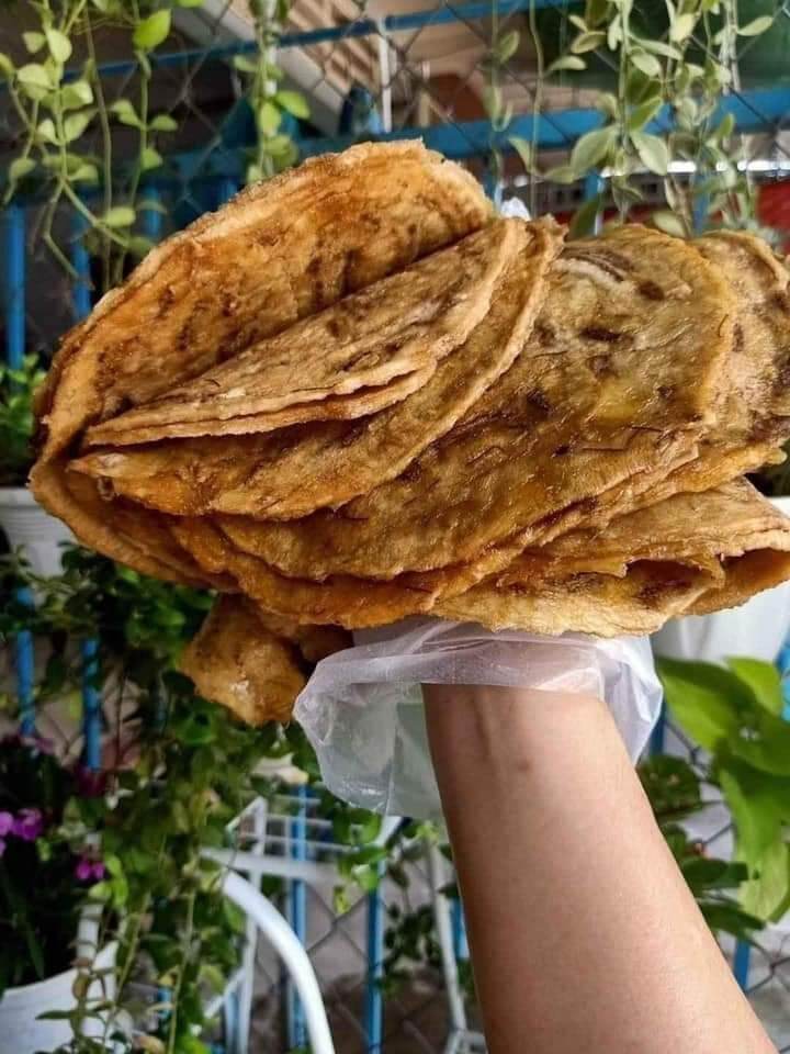 Chuối xiêm ép tròn 500g ngon i hình