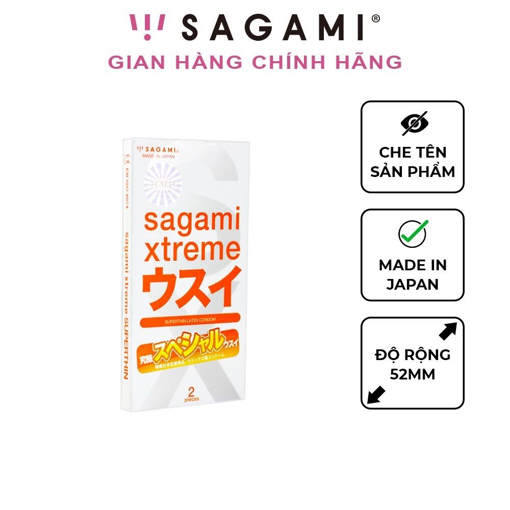 Bao Cao Su Sagami Xtreme Superthin (Hộp 10 Chiếc)