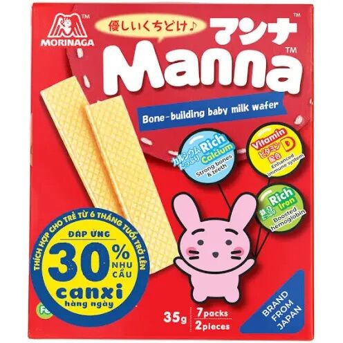Bánh xốp sữa Manna 35g