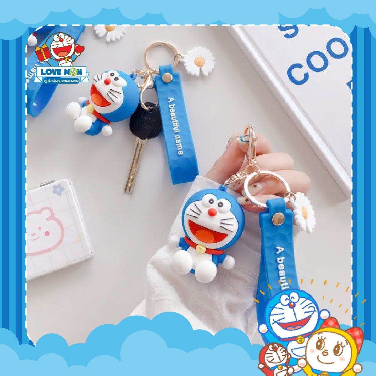 [HCM]LOVE MON - MÓC KHÓA DORAEMON DOREMON SILICON TRENDY XINH XẮN