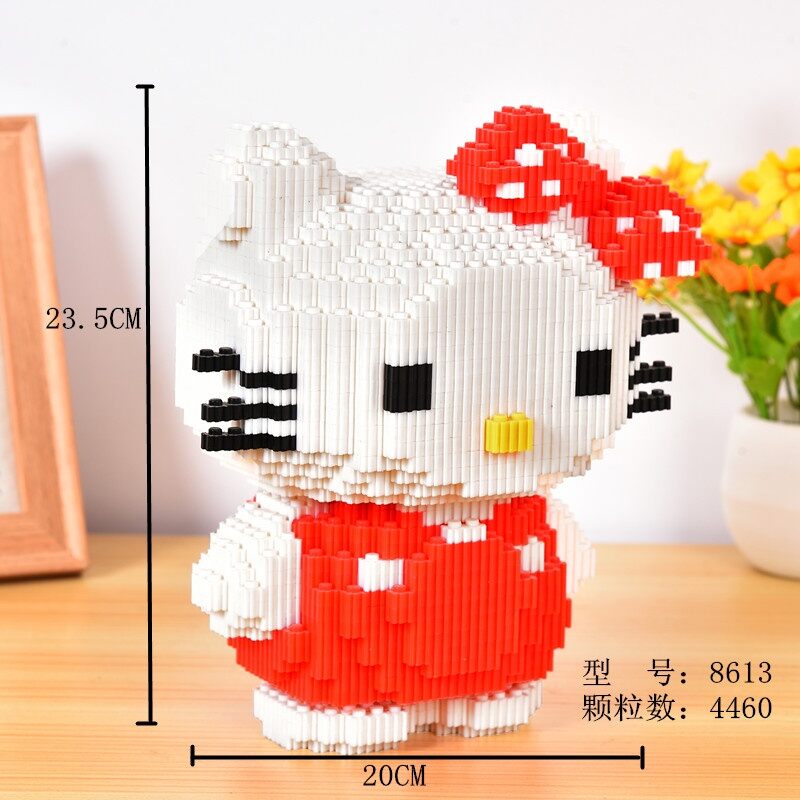🌸ĐỒ CHƠI LẮP RÁP LEGO 3D HELLO KITTY DOREMON