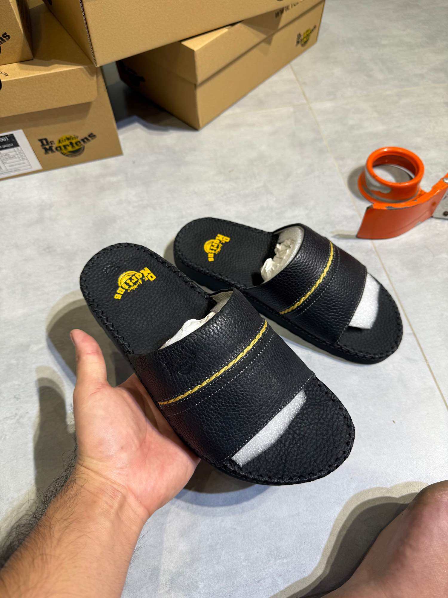 Dép doctor quai ngang 2024 phiên bản may viền chính hãng thái lan bảo hành 12 tháng