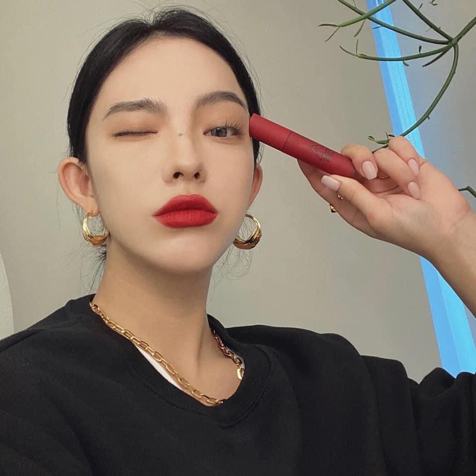 [ HCM ] Son 3CE Blurring Liquid Lip Claret - Đỏ anh đào đậm