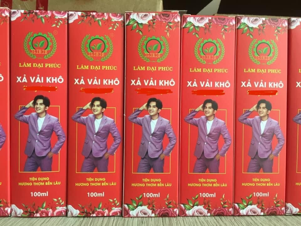 Nước Xịt Xả Vải Khô ( MÀU ĐỎ ) Lâm Đại Phúc