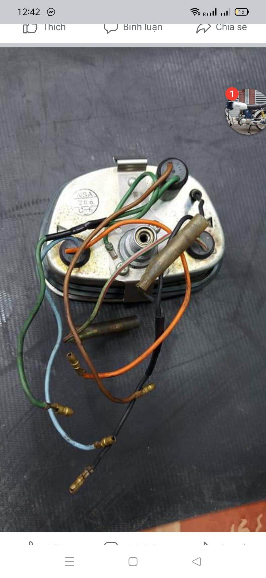 Đồng hồ cd50 benly