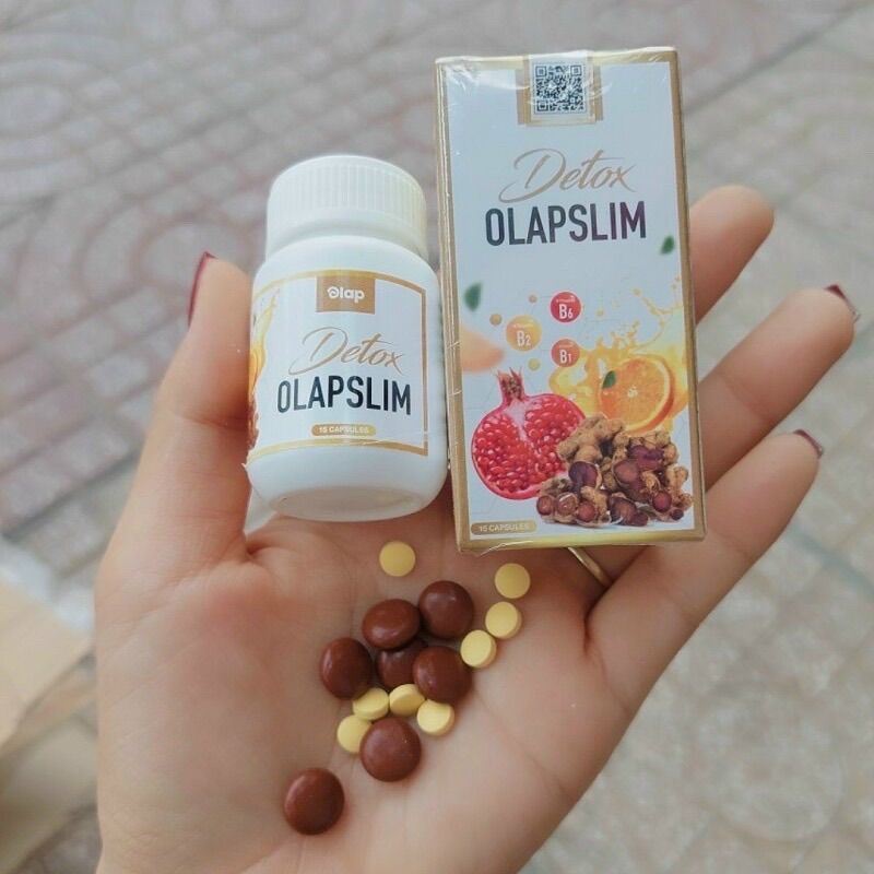 Detox tan mỡ ban đêm Olapslim hộp 15v