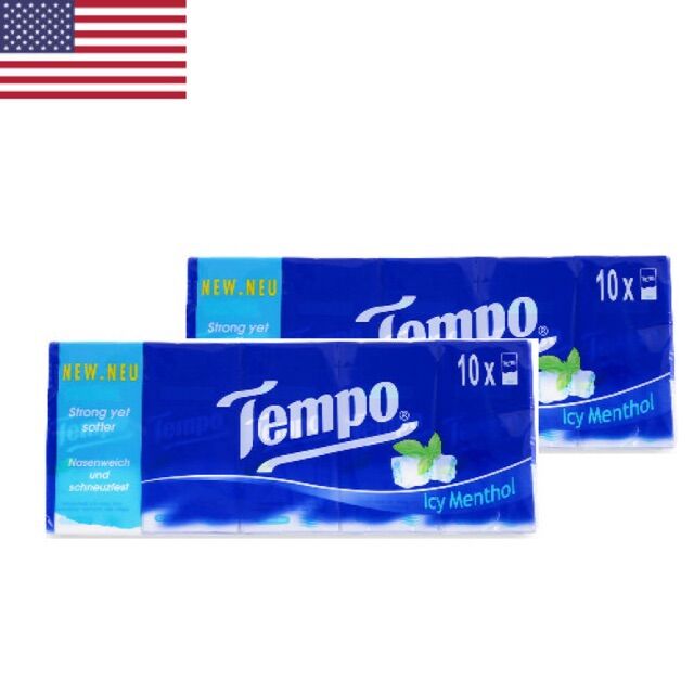 1 túi Khăn giấy Tempo Icy Menthol