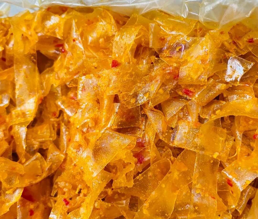 100gr Bánh tráng sate cầu đúc long an