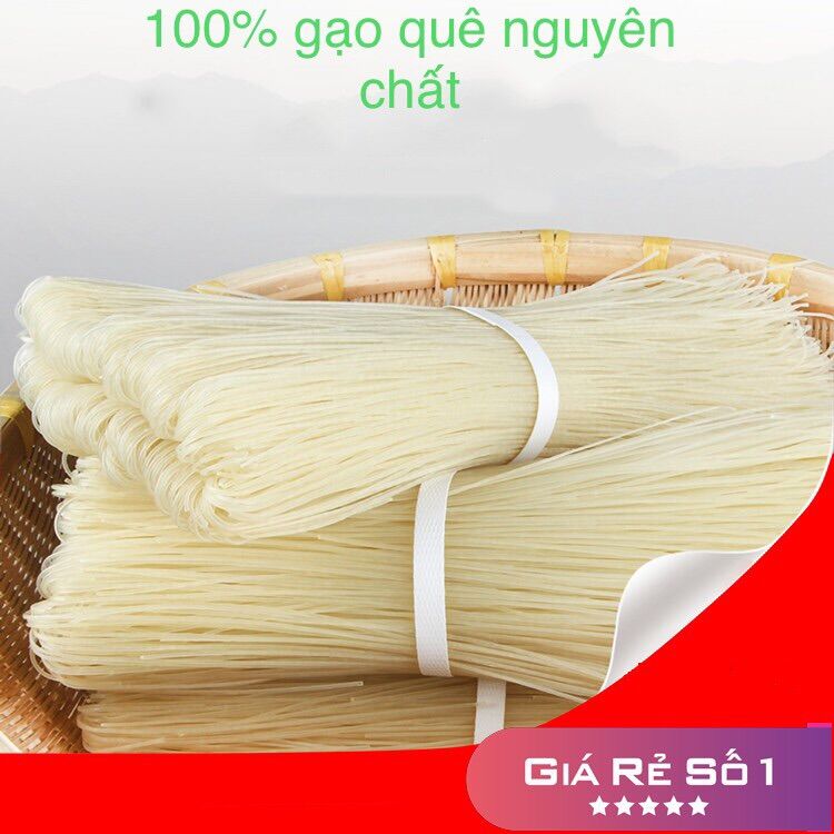 1kg mì gạo sạch, bún miến khô nhà làm - bún gạo khô hà nội - bún khô, hủ tiếu khô bún gạo rice vermicelli sợi dài khô sạch đảm bảo an toàn
