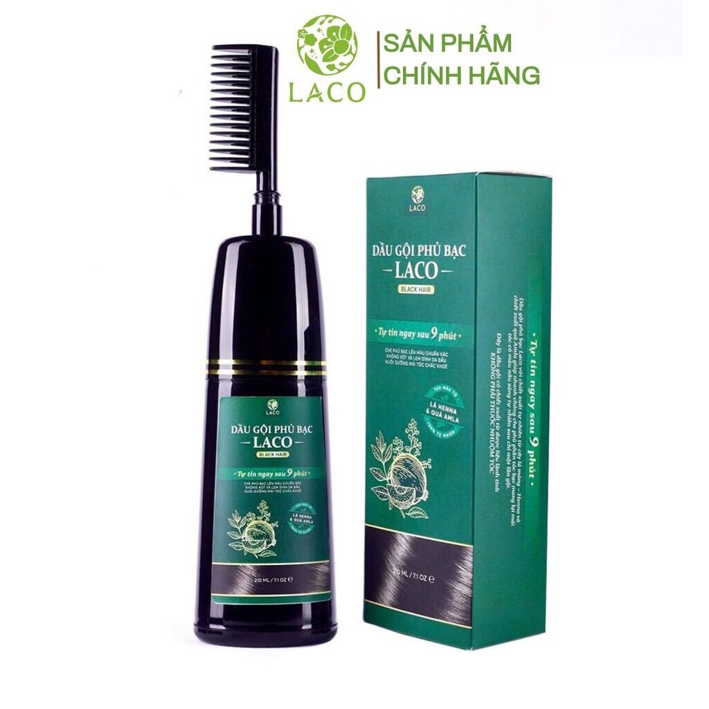 Dầu gội phủ bạc Laco 200ml