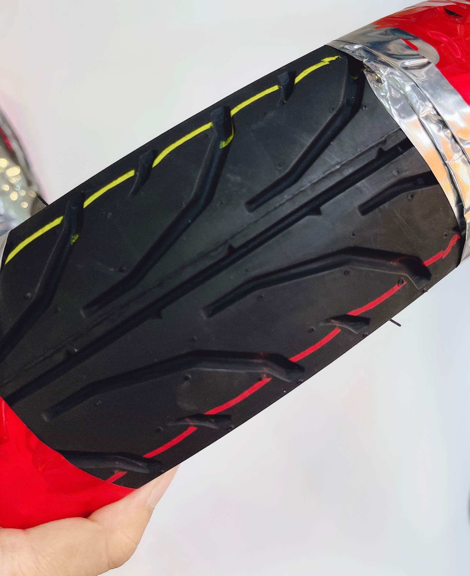 Vỏ lốp xe tay ga Camel gai dunlop size 14, lốp xe máy không săm đủ size chính hãng Camel Thái lan