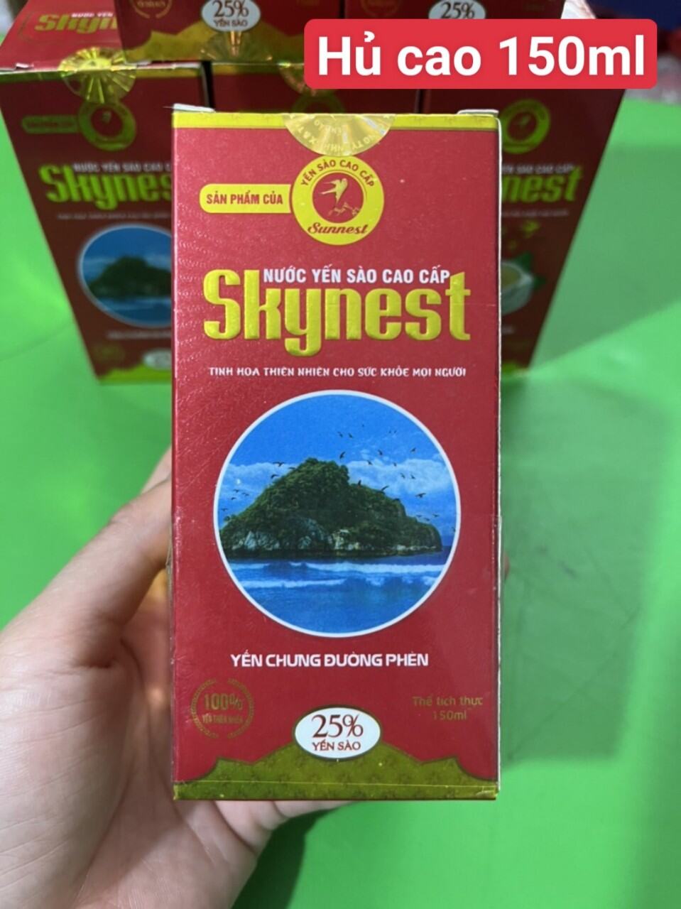 Hủ yến cao Skynest 150ml 25 yến tươi.