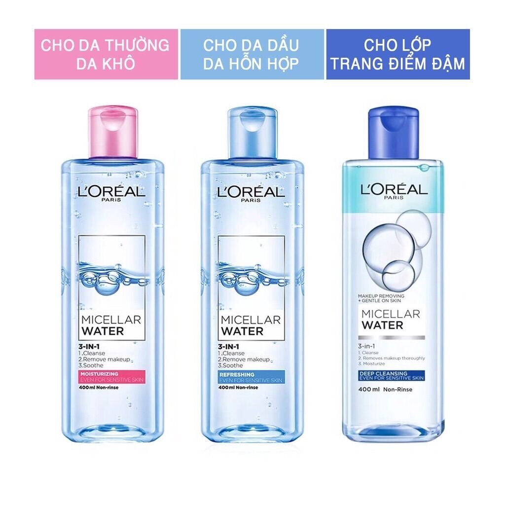 Nước tẩy trang Loreal