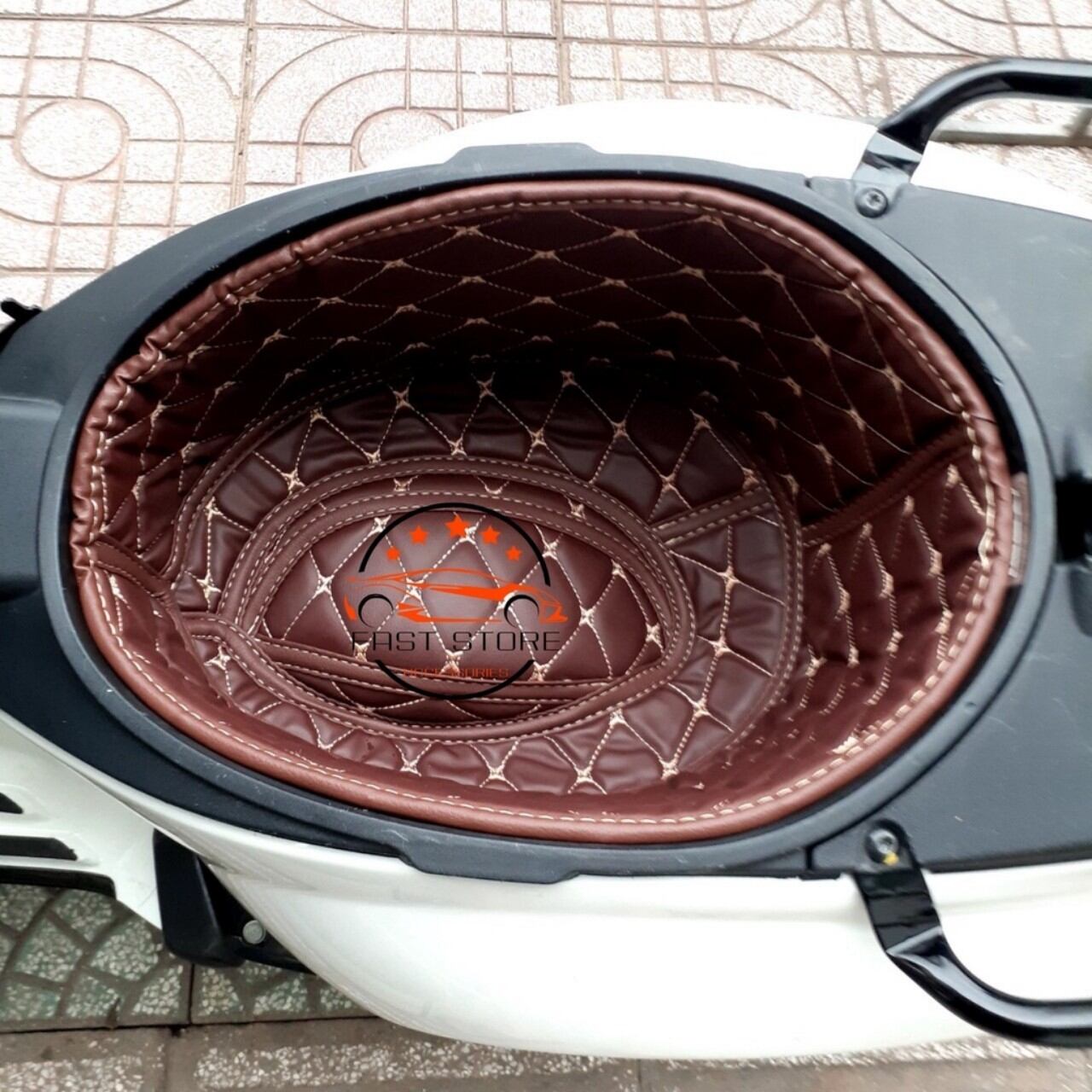 Đệm cốp xe máy VESPA* PRINT [ CÁCH NHIỆT + GIẢM SỐC ]