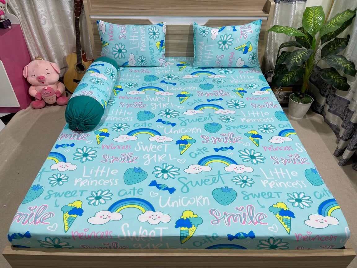 Bộ drap ga thun Hàn quốc mẫu mới