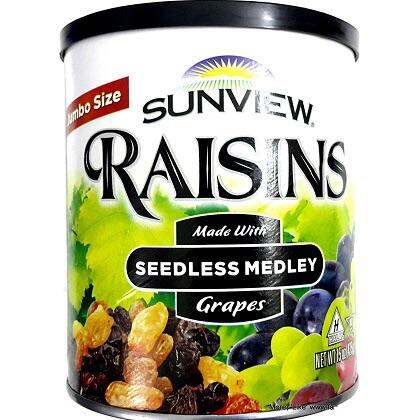 Nho khô Raisins của Mỹ