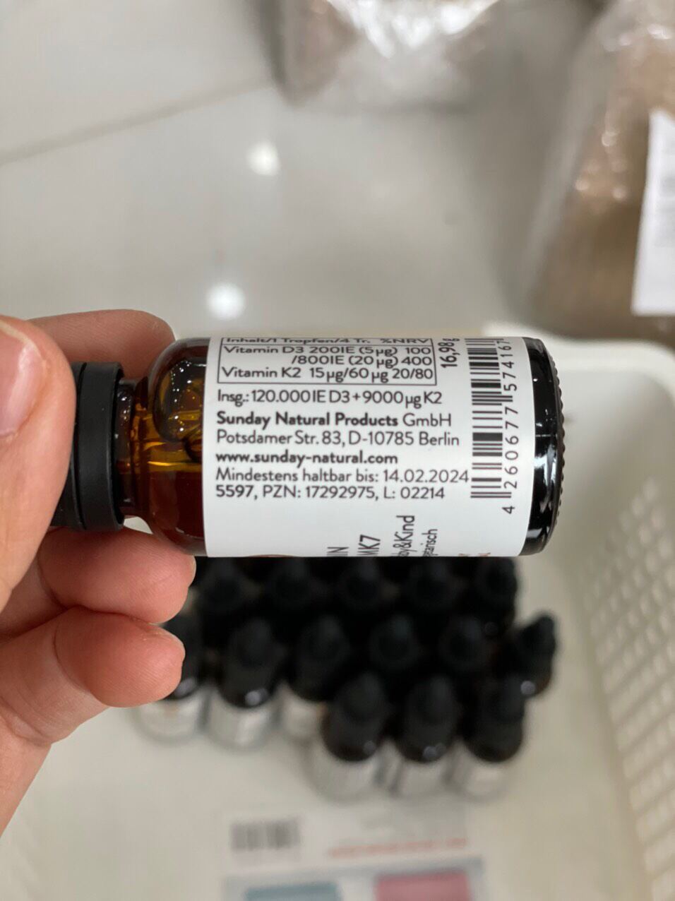 vitamin d3k2mk7 hàng xách tay đức