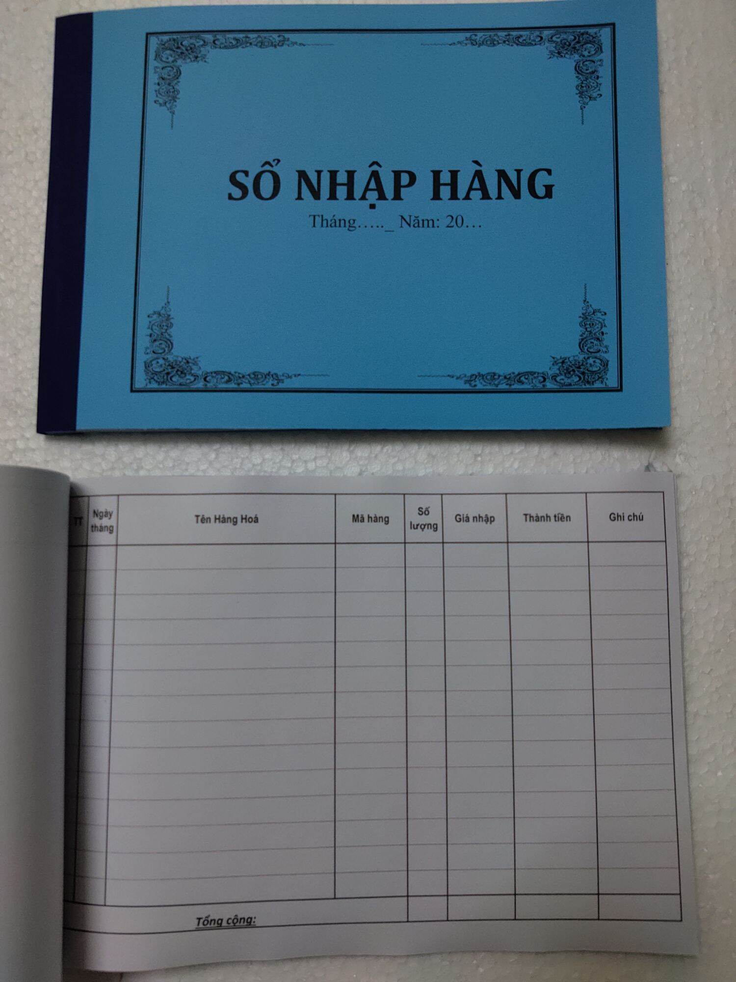 Sổ nhập hàng cỡ nhỏ A5