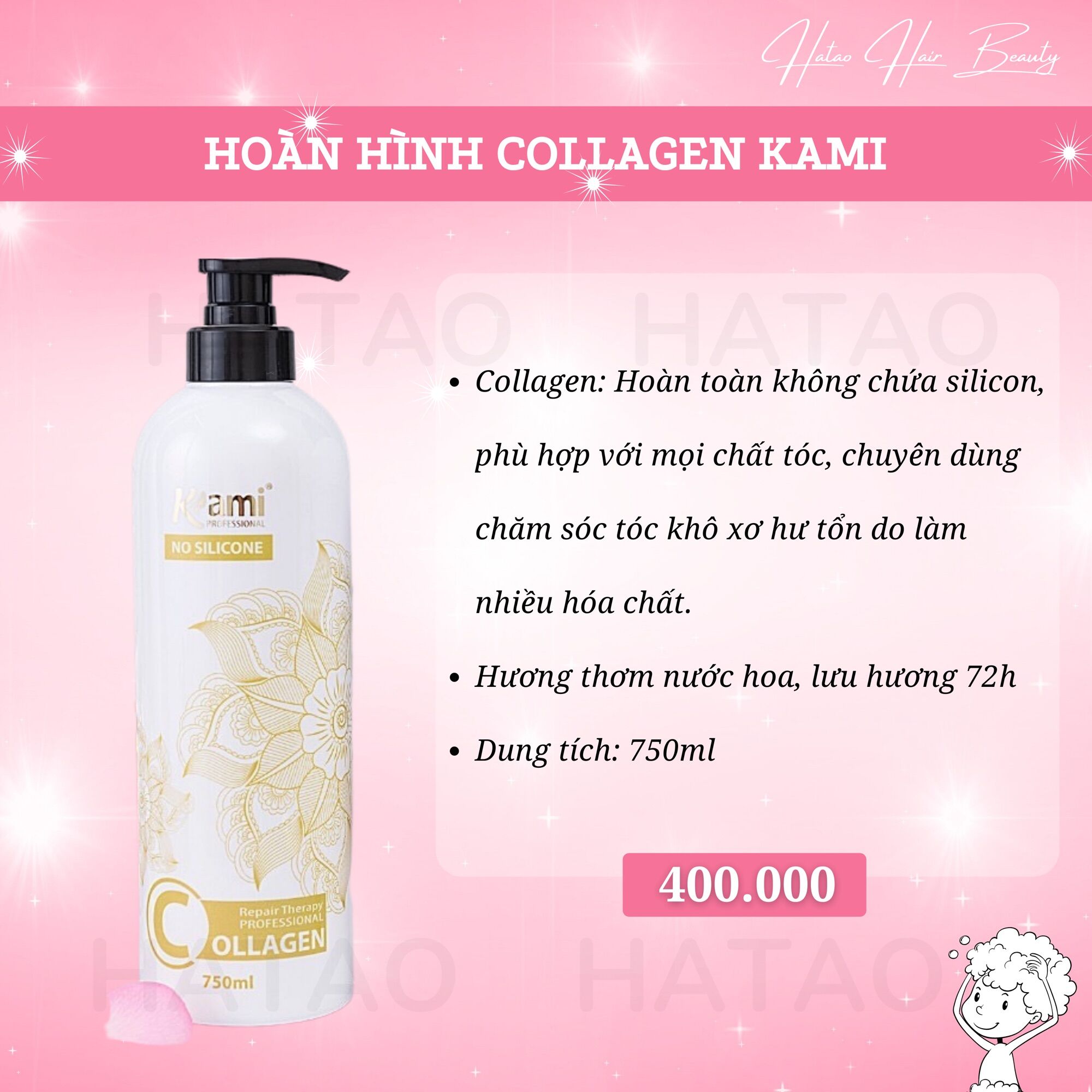 Phục Hồi Collagen Kami Dạng Chai 750ml