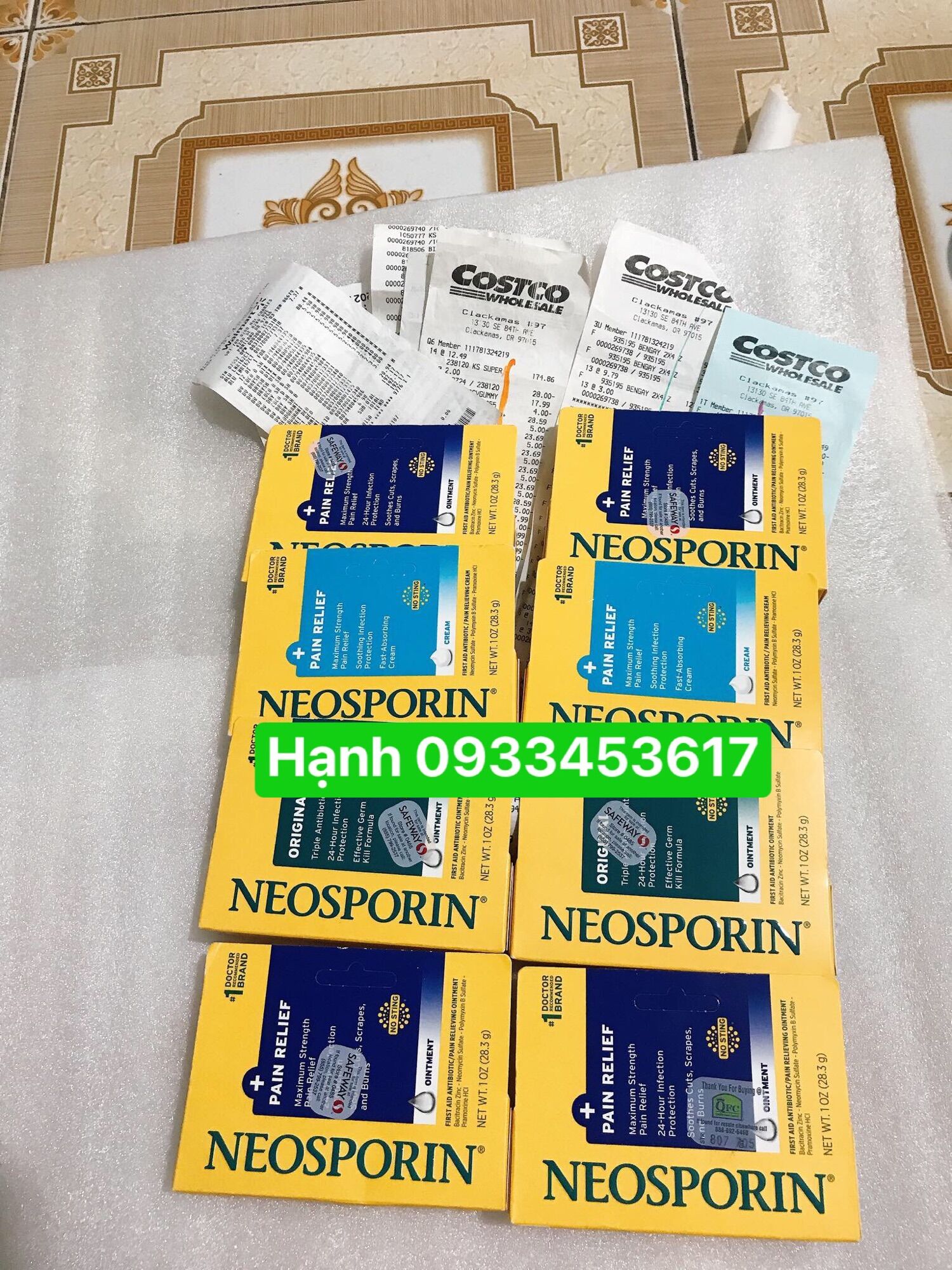 Kem mỡ tri phỏng Neosporin 14,2g của Mỹ