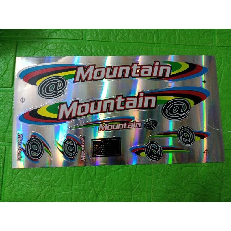 Mountain Bike Sticker Set Imported from Thailand