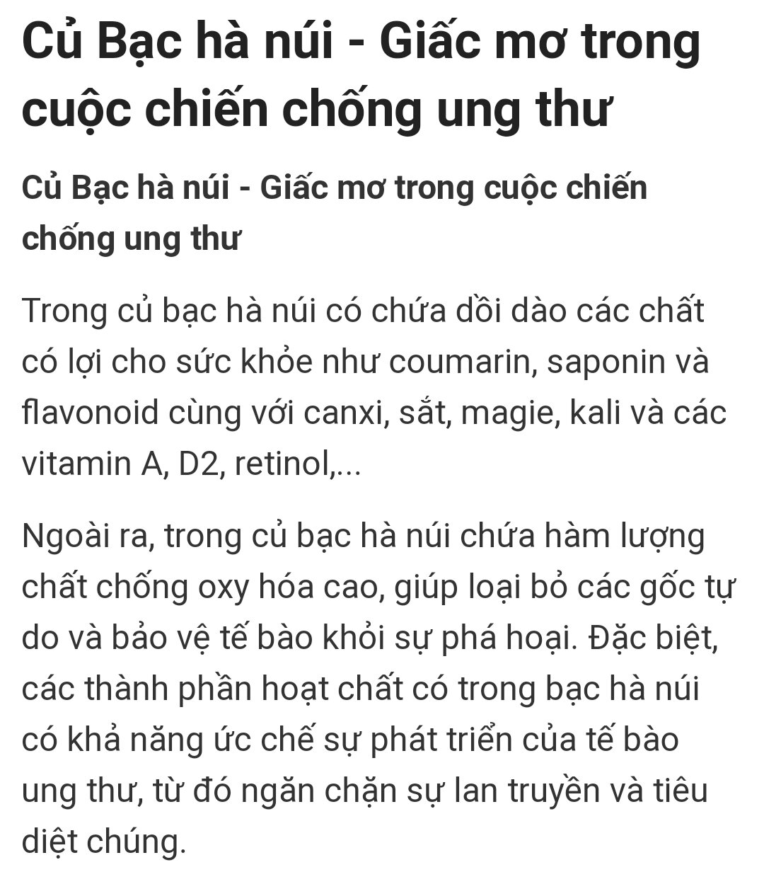 Combo 5Kg Củ Bạc Hà Núi An Giang -7 Núi