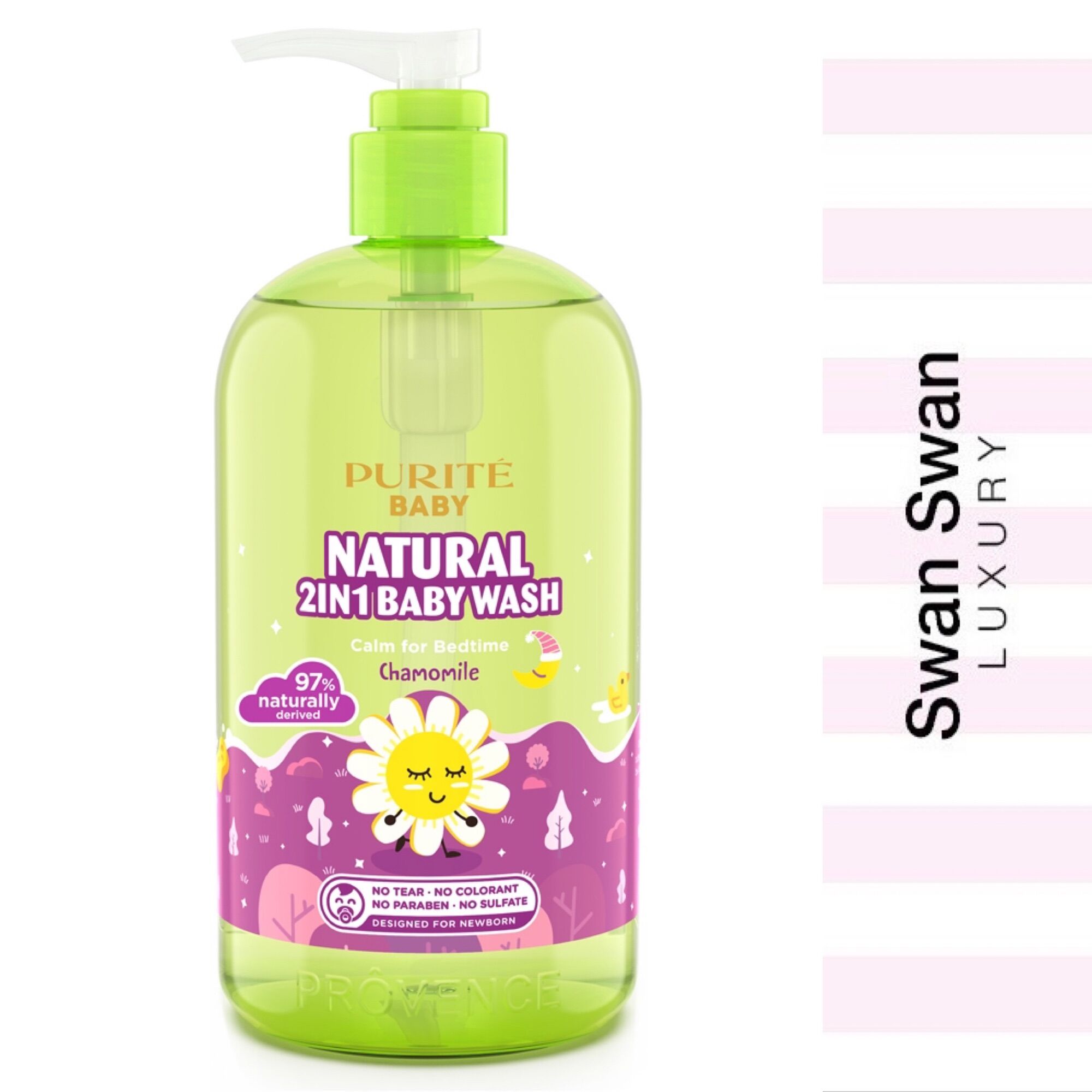 Sữa tắm gội cho bé purite hương hoa thơm ngát 250ml