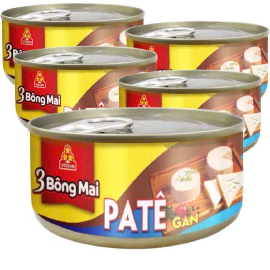 Pate gan ba bông mai VISSAN - Set 4 hộp/150g