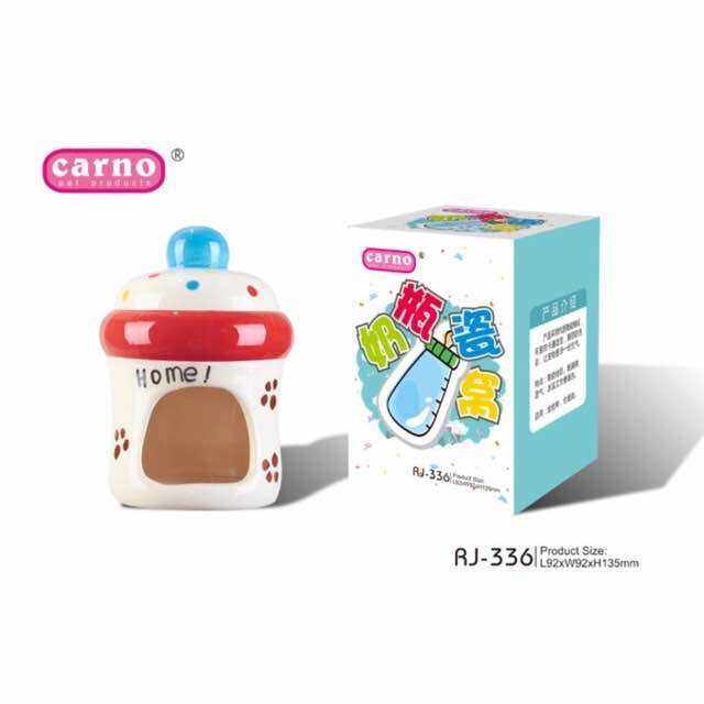 Nhà sứ làm mát hamster (bình sữa, dâu tây, dưa hấu)