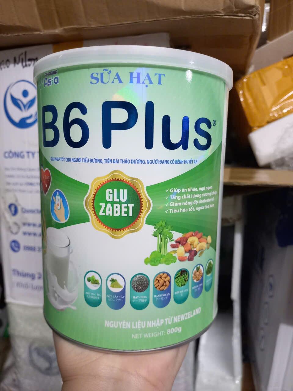 (Hạn sử dụng 910/2026) Sữa hạt dành cho tiểu đường B6 PLUS 900G