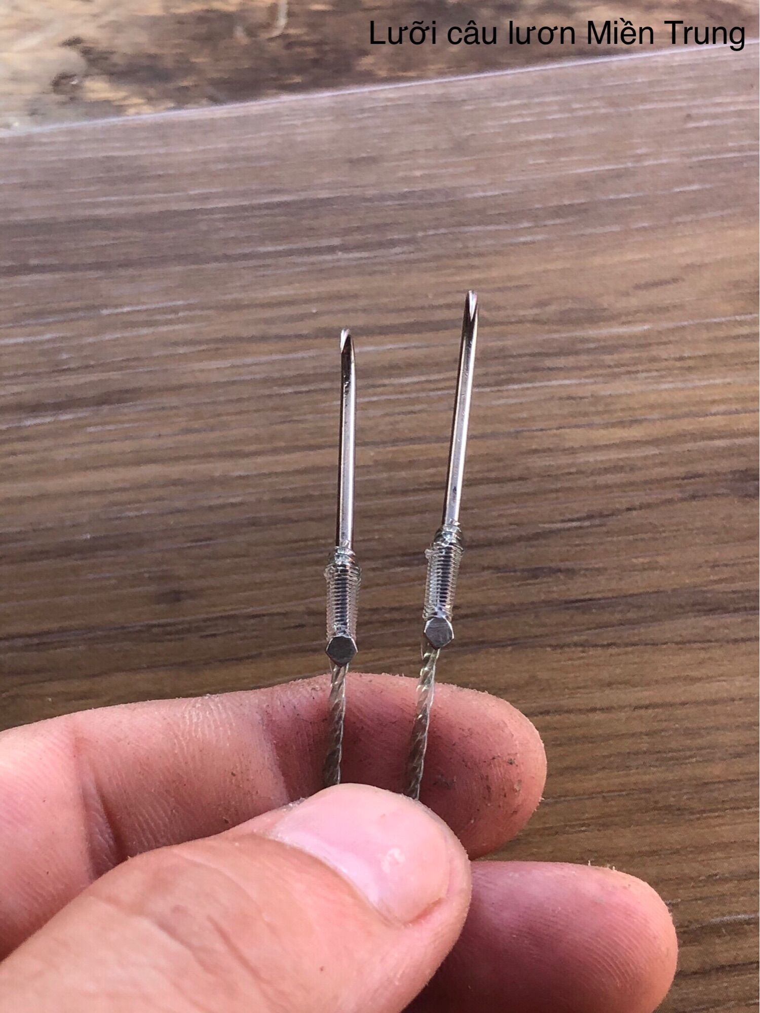 Lưỡi Câu Lươn. Combo 2 Lưỡi NHỎ và VỪA.
