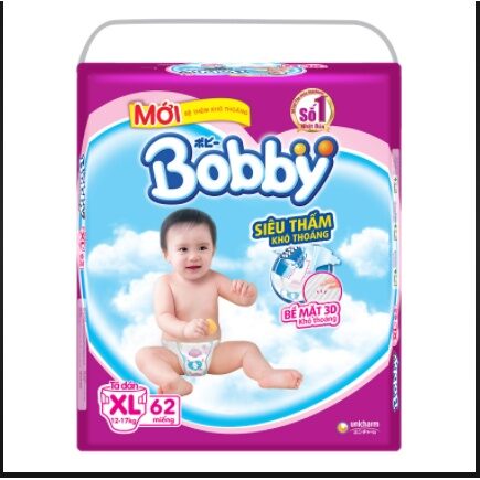Tã dán Bobby M76+6.L68.XL62.XXL56