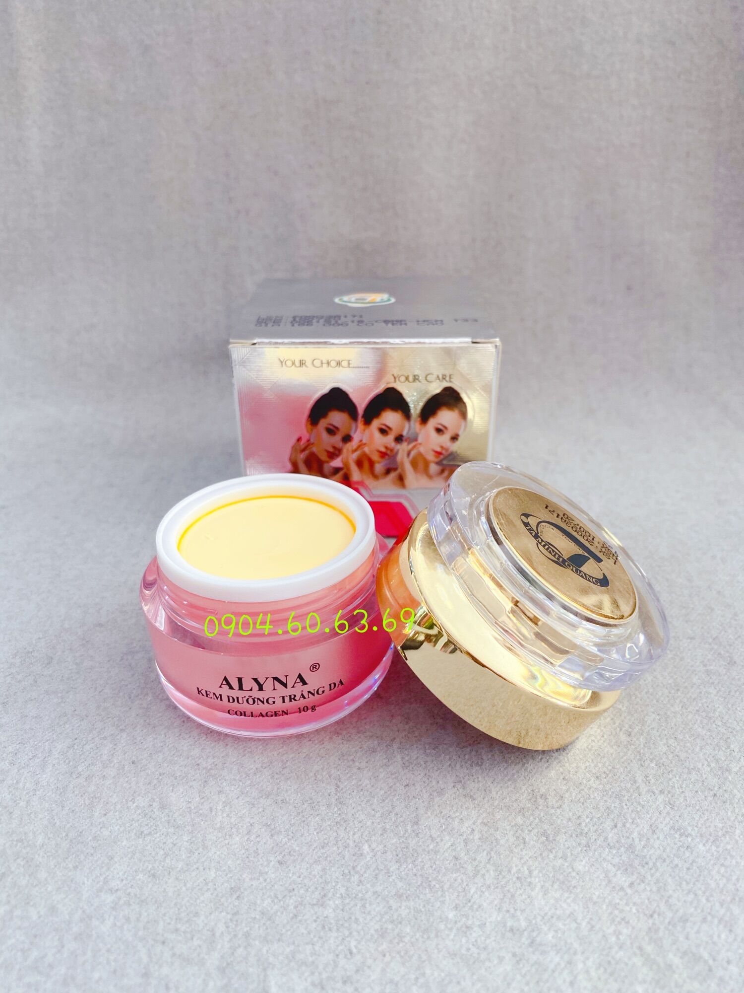 Kem ALYNA 10g Dưỡng Trắng Da Collagen
