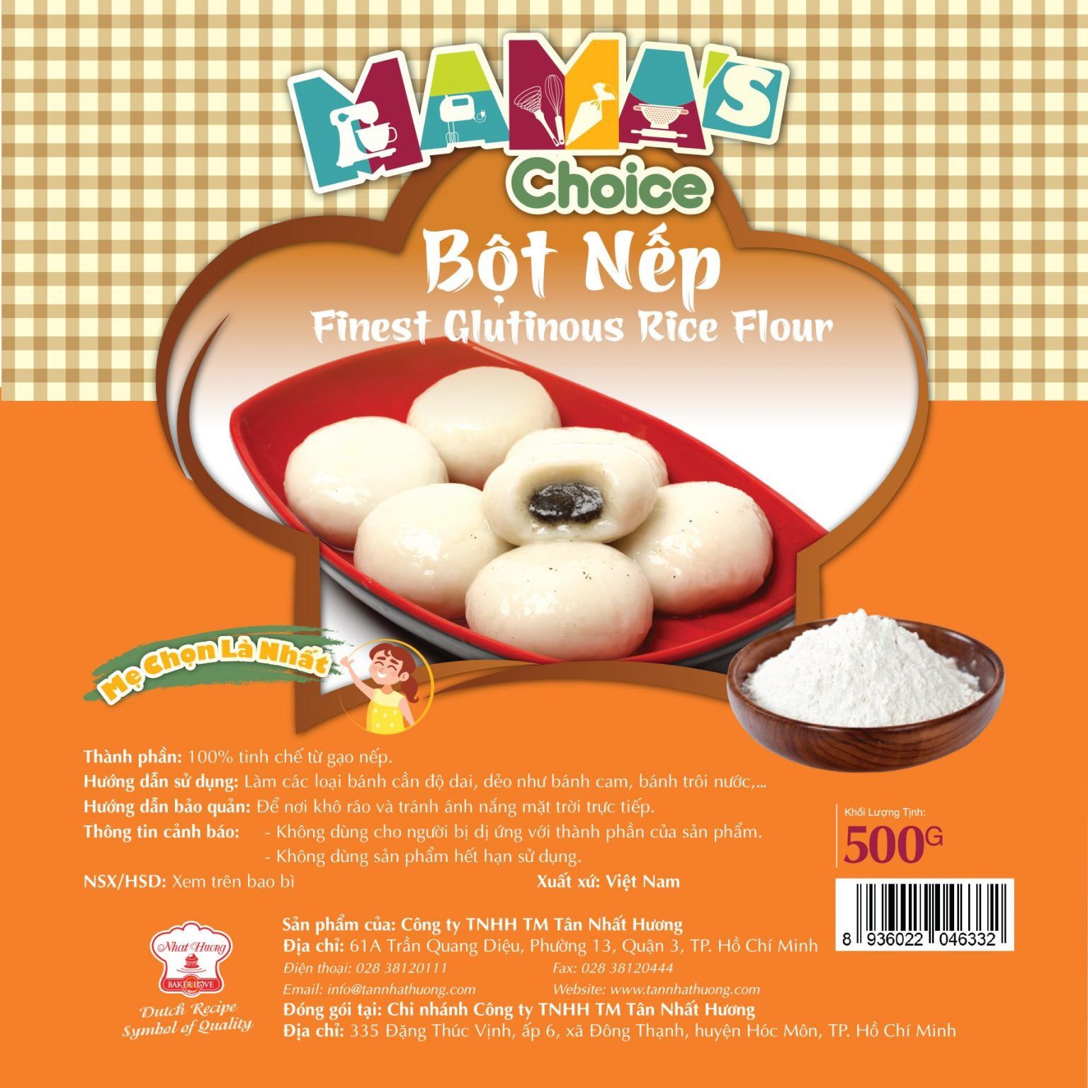Bột nếp mama’s choice 500gr
