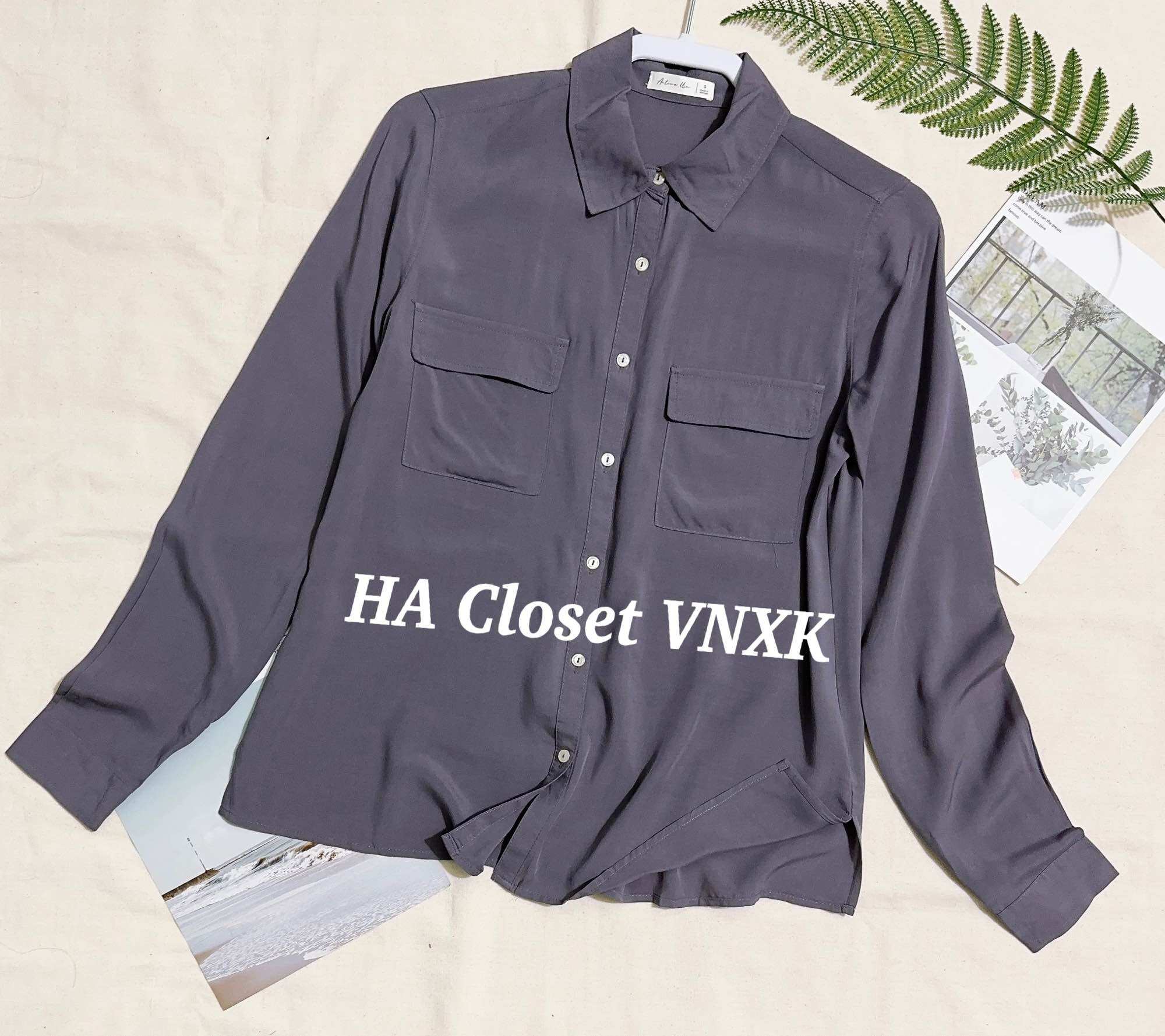 Áo sơ mi lanh active xuất dư xịn