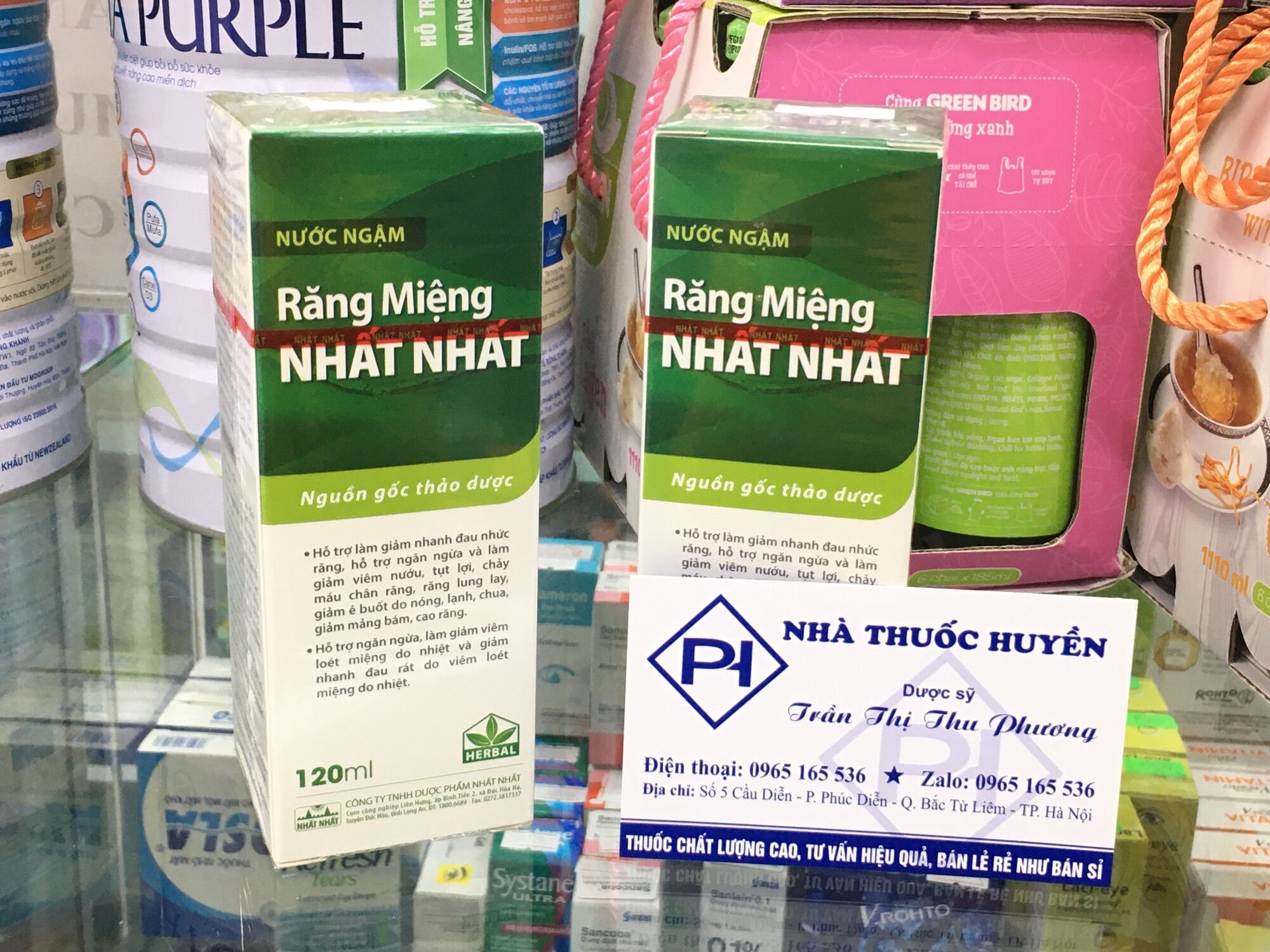 Nước Ngậm Răng Miệng Nhất Nhất nhiệt miệng, viêm răng miệng
