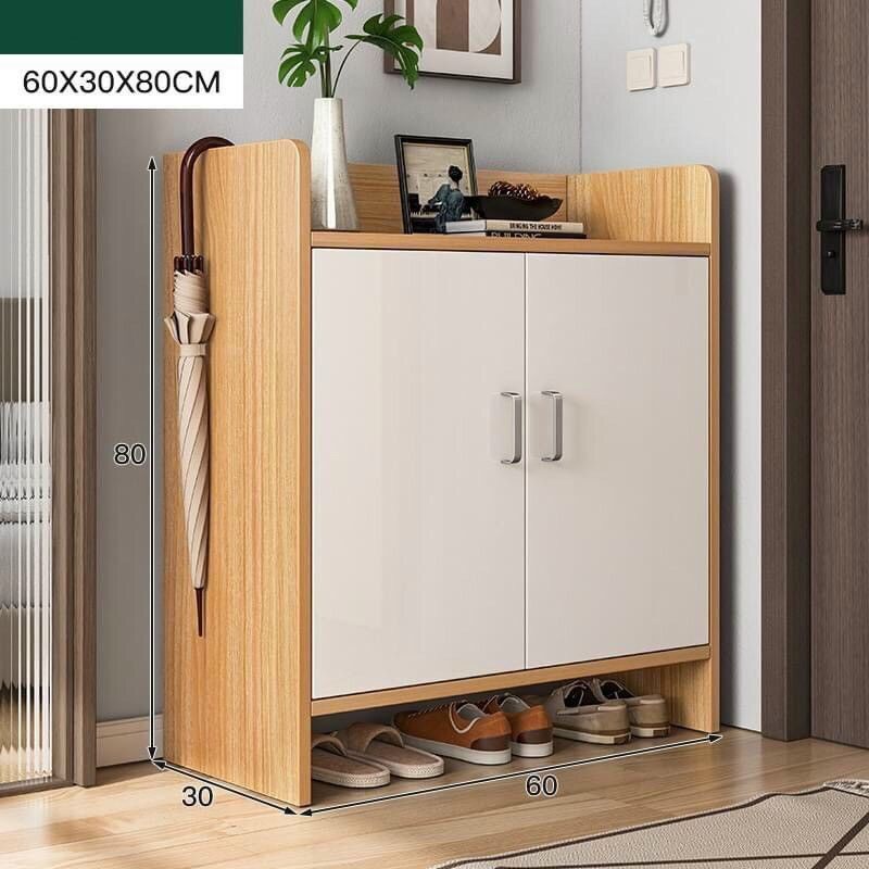 Tủ để giày dép 2 cánh trắng - Tủ để giày gỗ mẫu mới nhất