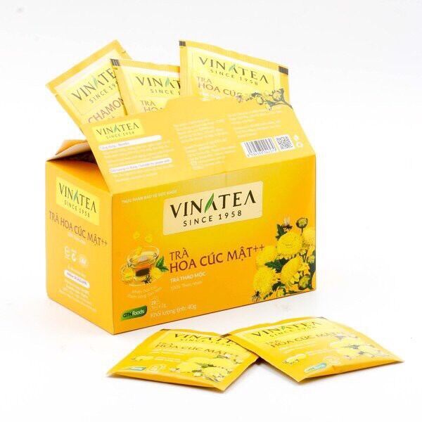 Trà hoa cúc mật Vinatea hộp 40g ( 20 túi lọc x 2g)