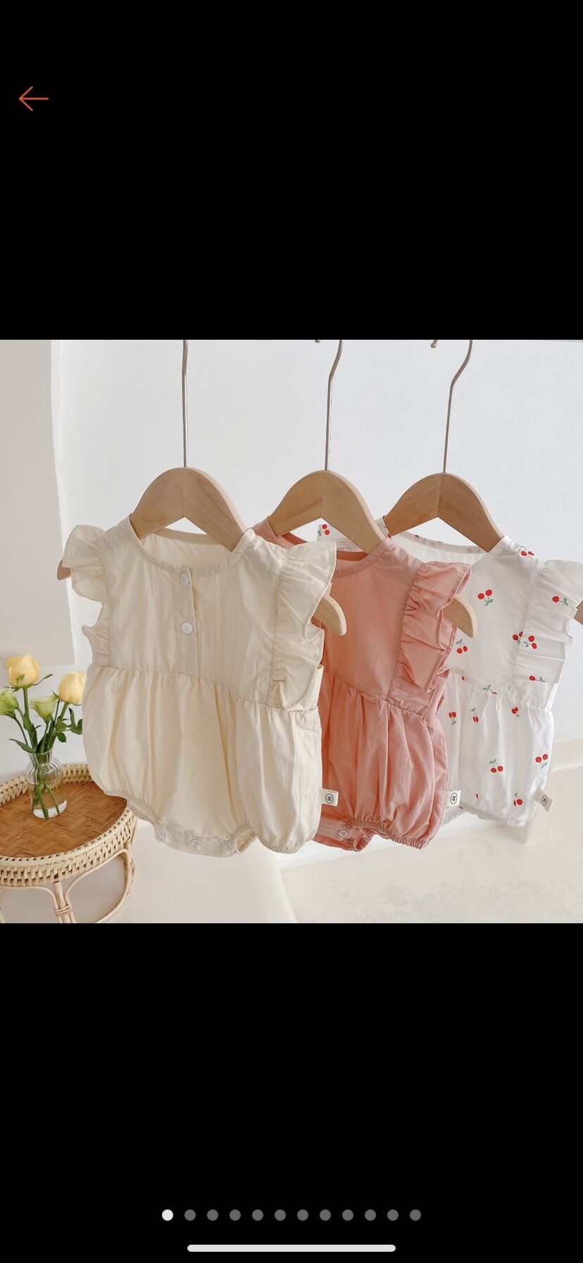 Combo quần áo em bé yếm đen và sườn xám