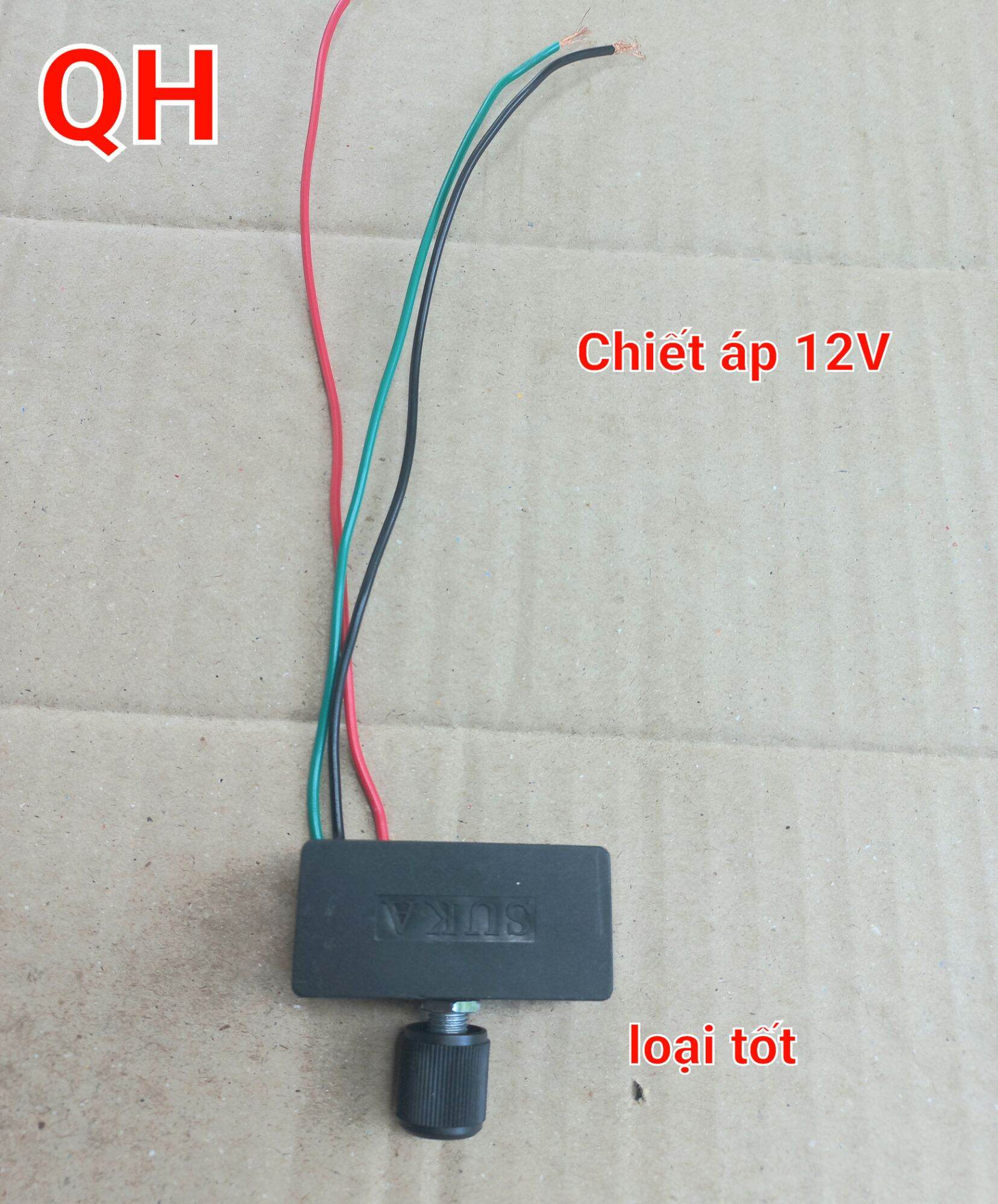 Điều tốc 12v - 10a - chiết áp 12V