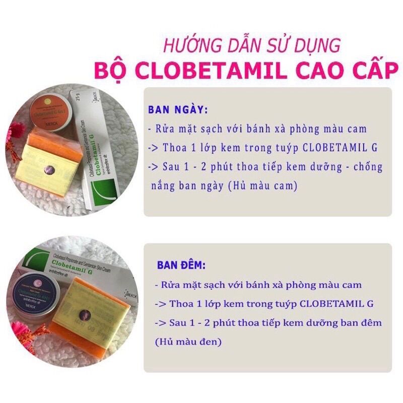 KEM NÁM CLOBETAMIL G CAO CẤP ( kem hồng )