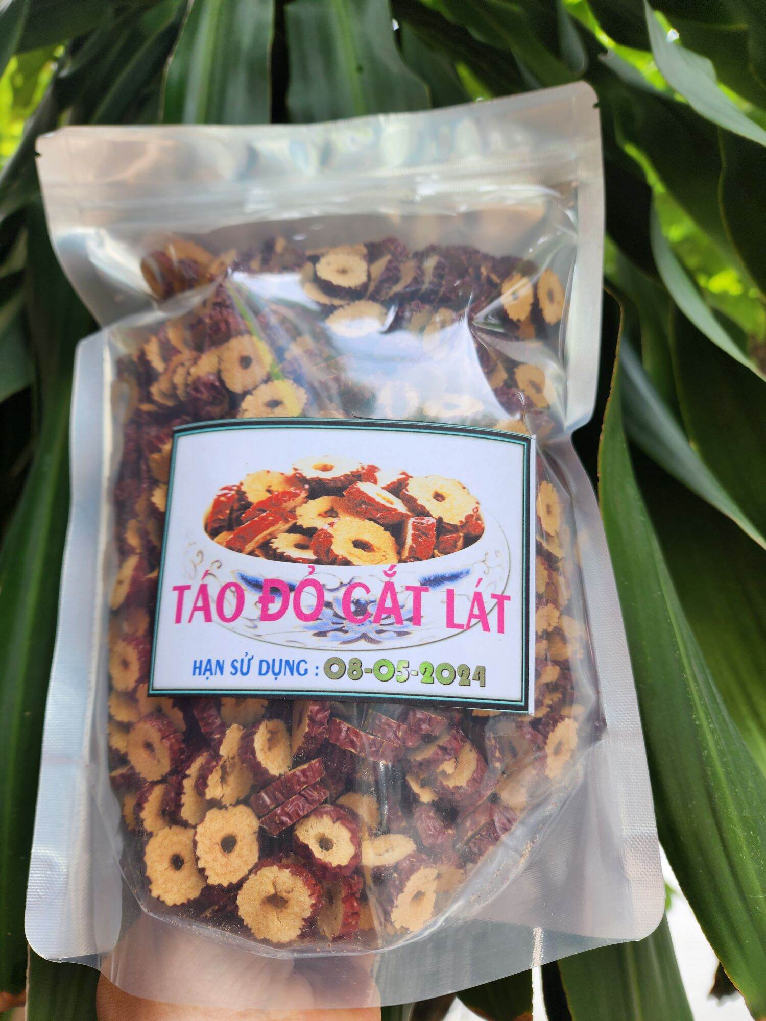 nguyên liệu Chè dưỡng nhan -táo lát sấy khô nguyên chất ngon ngọt -500GRAM--Hsd:2025