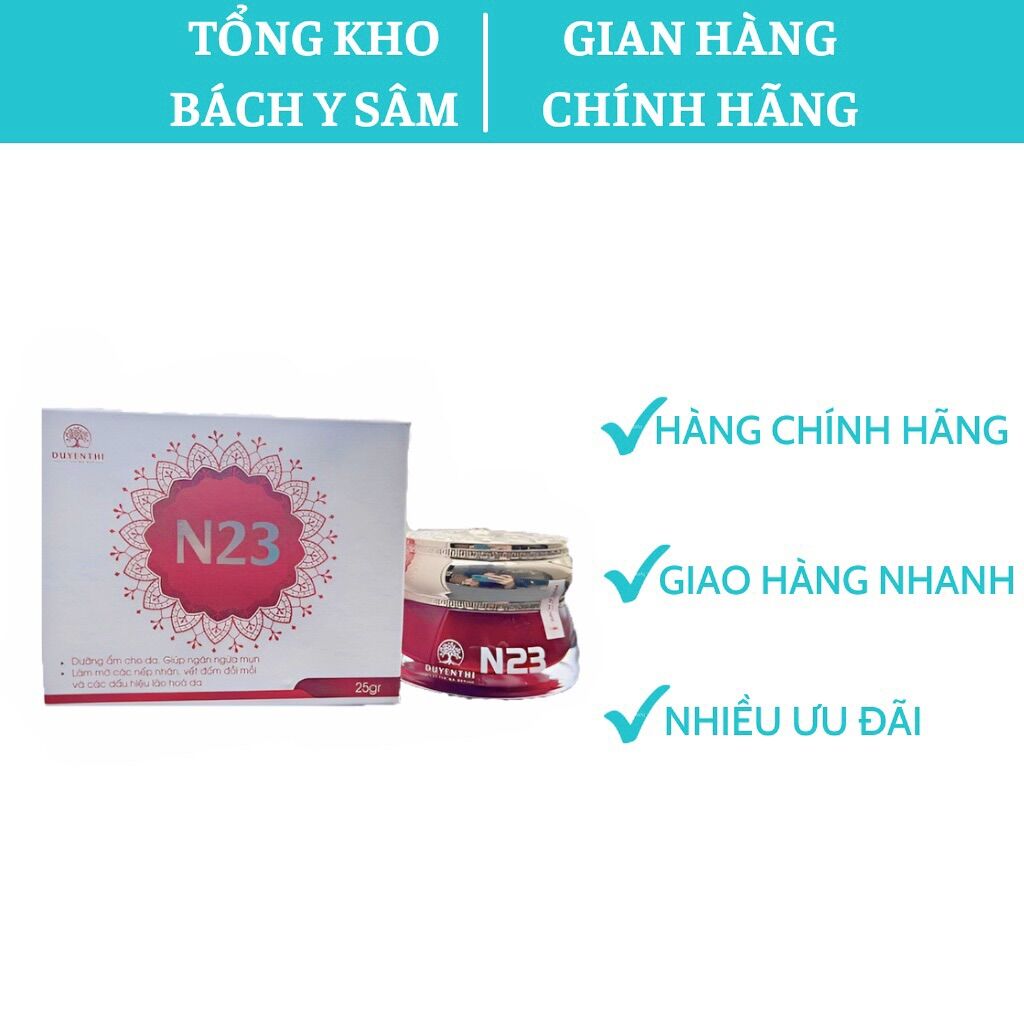 Kem dưỡng da n23 bạch khiết hương n23 bách y sâm