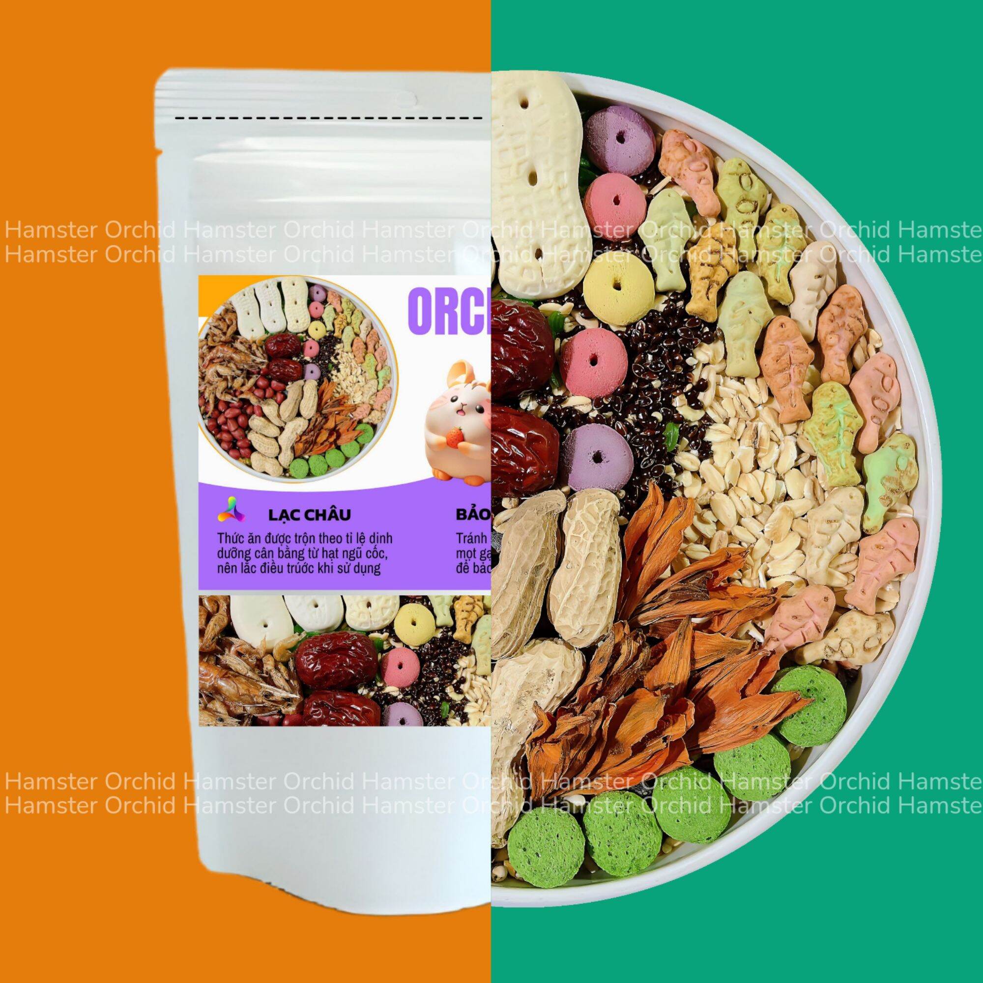 Thức Ăn Hamster Cao Cấp Loại 1KG Lạc Châu Hạt Lớn