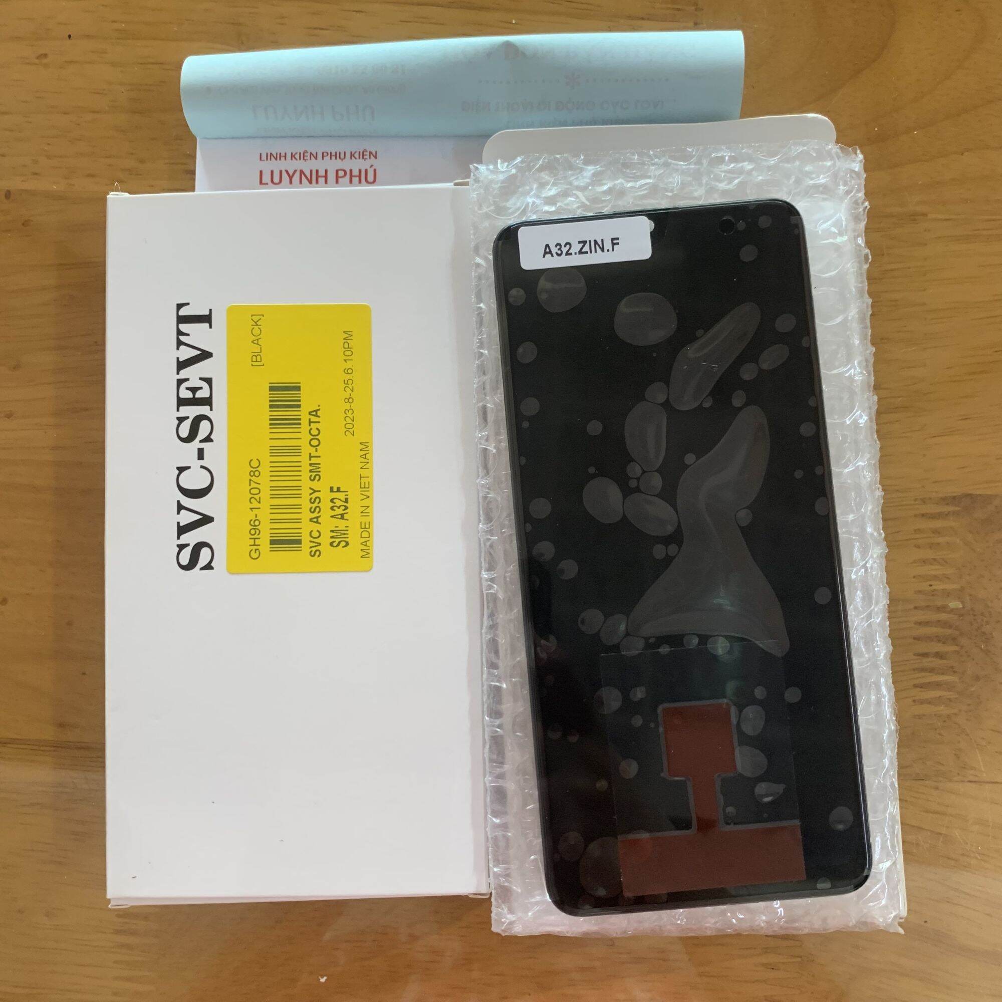 Màn hình samsung A32 4g A325F zin hãng có khung,màn oled 2ic có khung